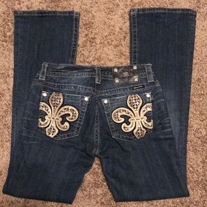 Miss Me jeans, size 27, Bot cut, 30 inseam